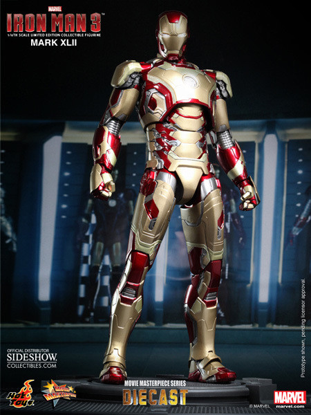 Hot Toys 1/6 MMS197 Diecast Series Iron Man 3: Iron Man Mark XLII