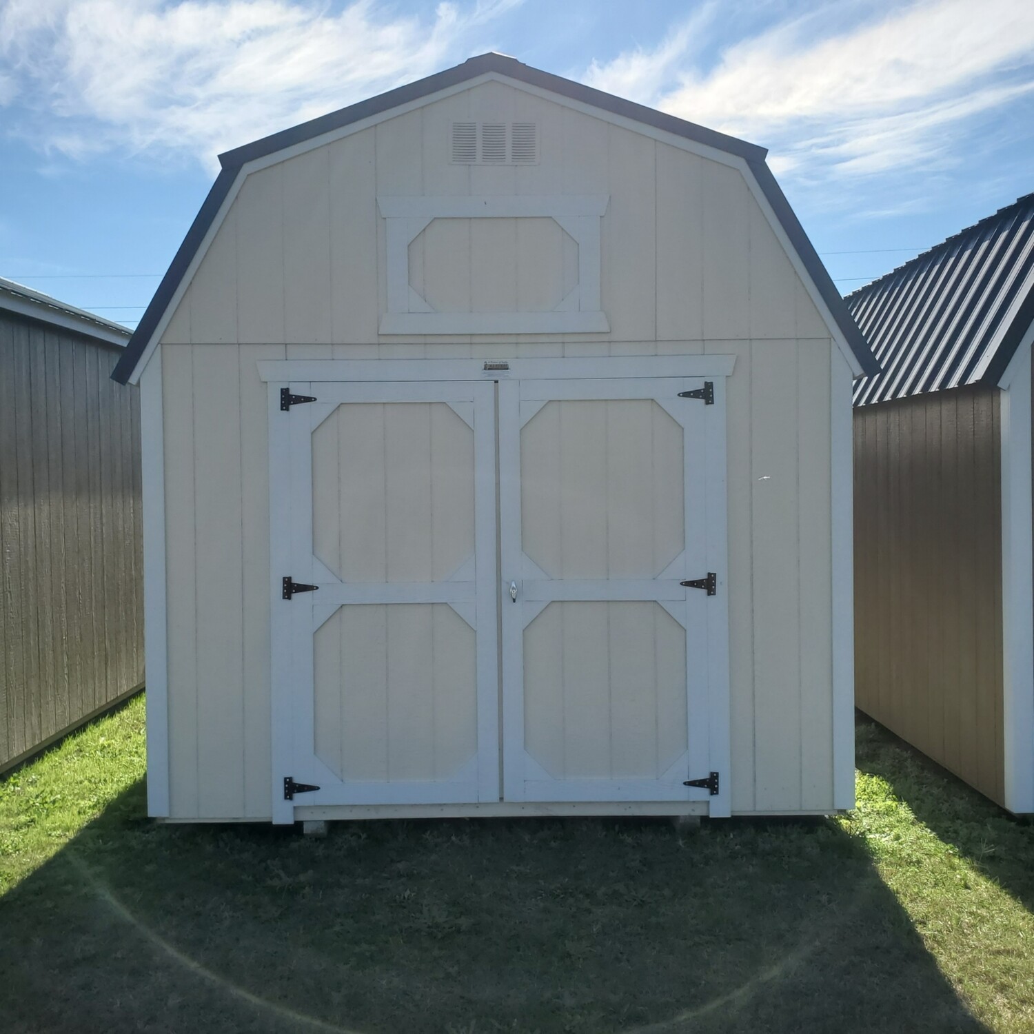 10x16 Lofted Barn  - Front Entrance