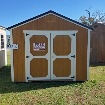 10x12 Utility Shed  - Front Entrance