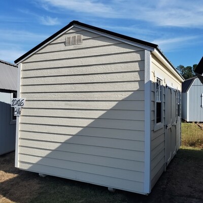10x16 Utility Shed - Side Entrance 10x16 Utility Shed - Side Entrance