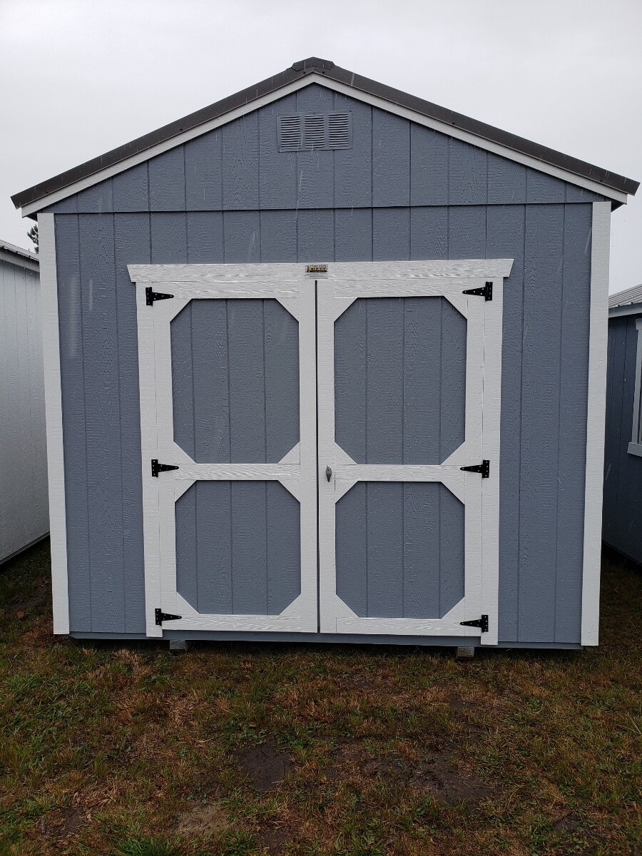 10x16 Utility Shed  - Front Entrance