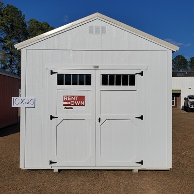 10x20 Utility Shed - Front Entrance