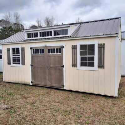 10x20 Utility Shed - Side Dormer Package