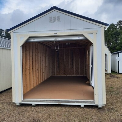 10x20 Utility Shed - Garage Package