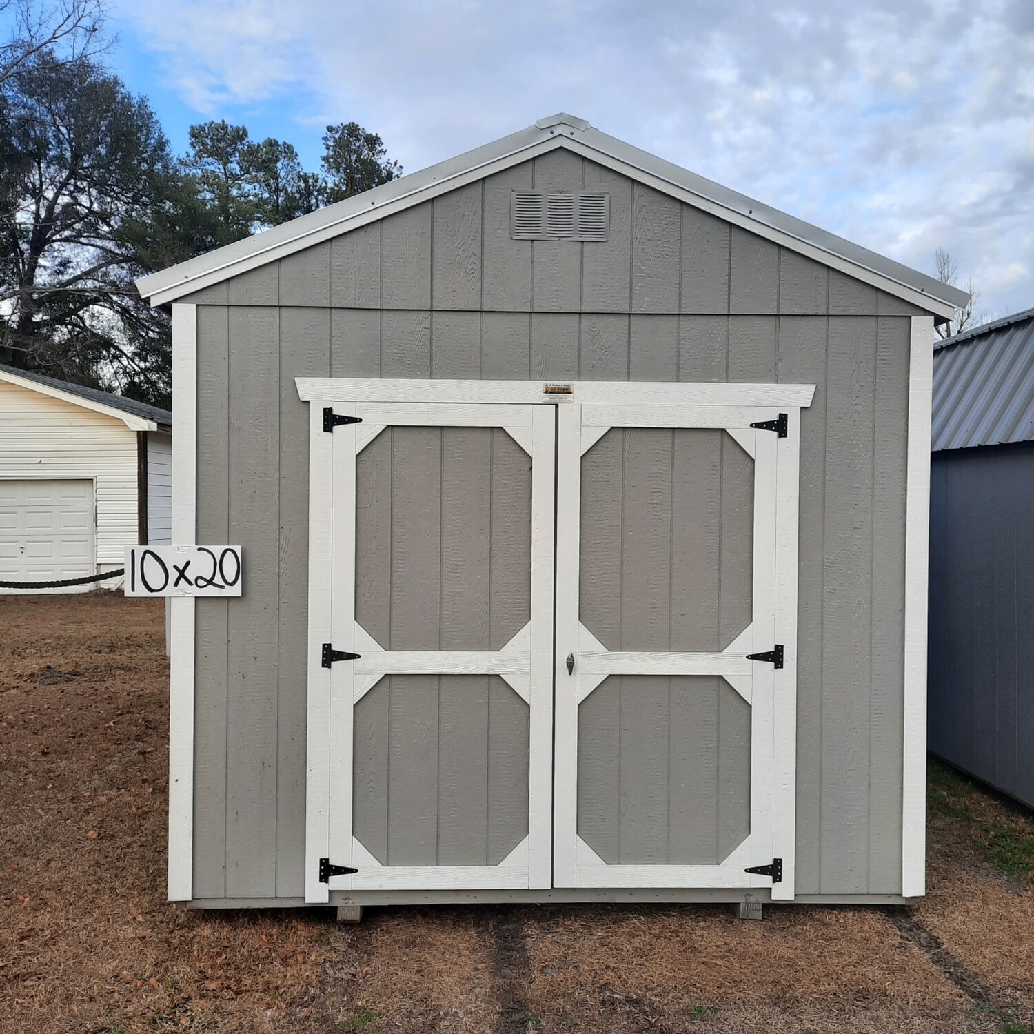 10x20 Utility Shed Front Entrance