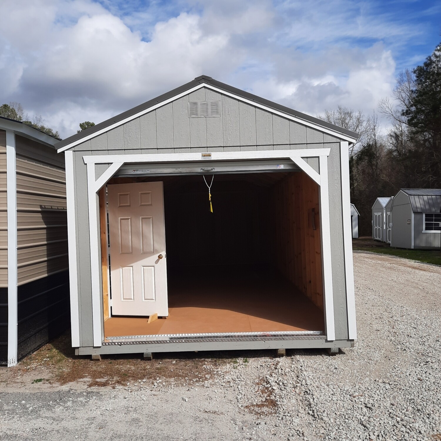 12x28 Utility Shed - Garage Package