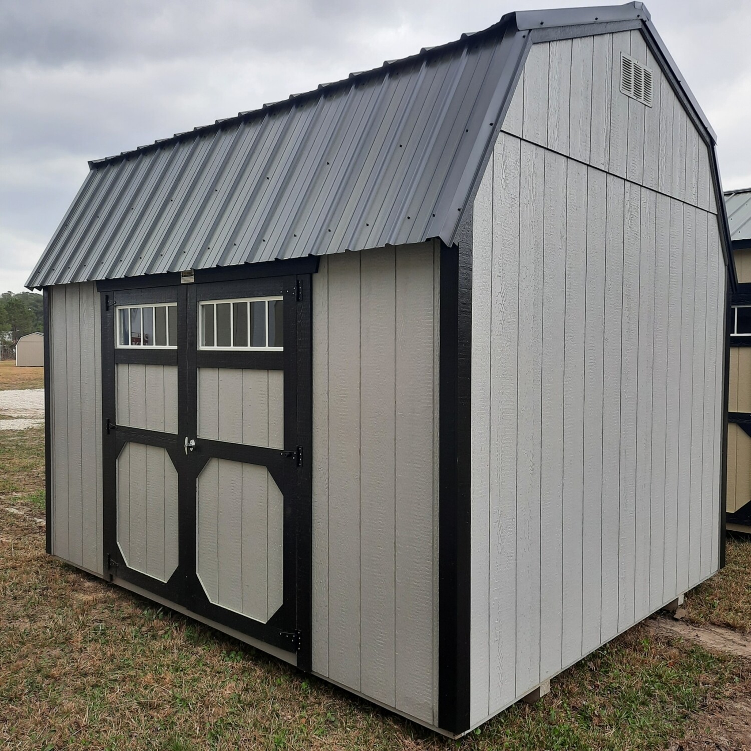 10x12 Lofted Barn Side Entrance Sheds & Buildings For Sale Leland