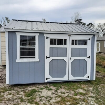 10x12 Utility Shed - Side Entrance