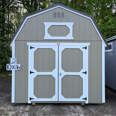 10x16 Lofted Barn - Front Entrance 10x16 Lofted Barn - Front Entrance