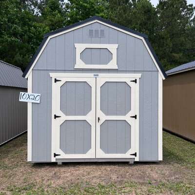 10x20 Lofted Barn - Front Entrance