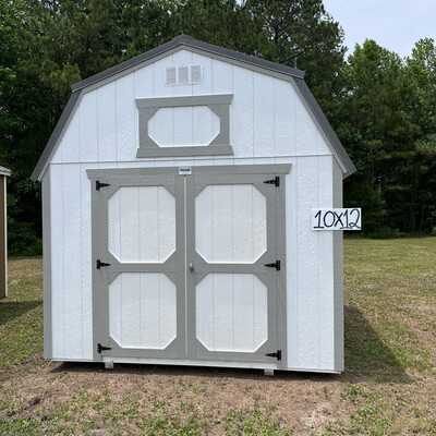 10x12 Lofted Barn - Front Entrance