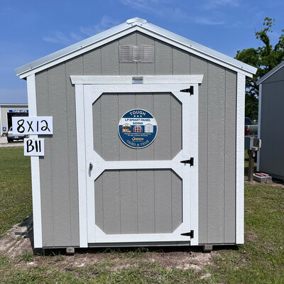 08x12 Utility Shed - Front Entrance 08x12 Utility Shed - Front Entrance