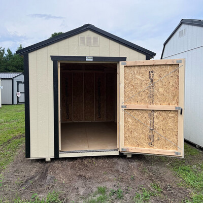 08x12 Utility Shed - Front Entrance 08x12 Utility Shed - Front Entrance