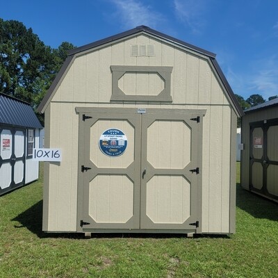 10x16 Lofted Barn-Front Entrance 10x16 Lofted Barn-Front Entrance