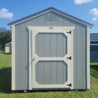 08x12 Utility Shed-Front