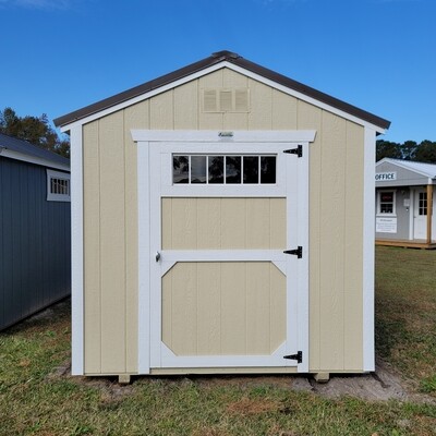 08x12 Utility Shed-Front Entrance
