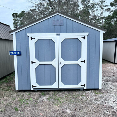10x12 Utility Shed - Front Entrance