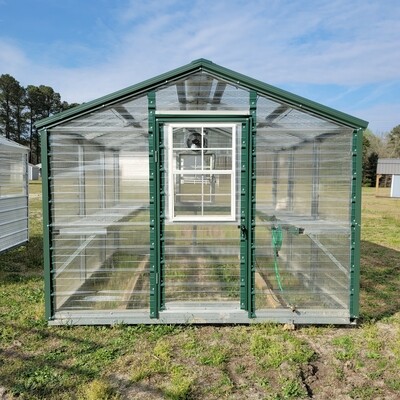 10x12 Vertical Roof Greenhouse