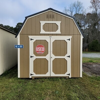 10x20 Lofted Barn-Front Entrance