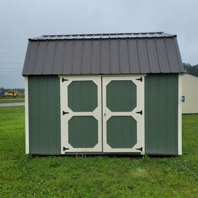 10x12 Lofted Barn-Side Entrance