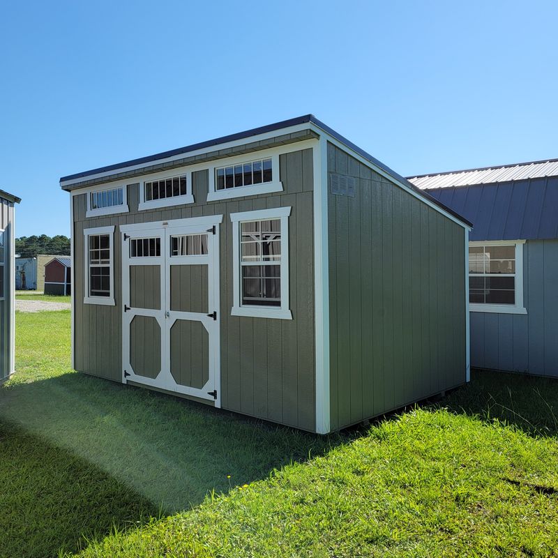 10x16 Studio Shed-Side Entrance