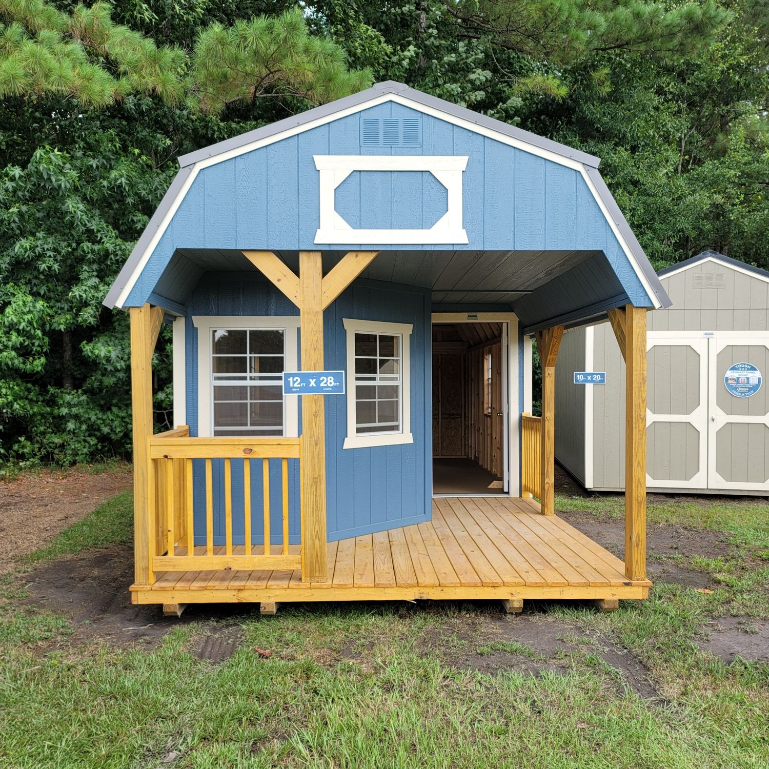12x28 Lofted Barn Deluxe Playhouse PKG
