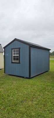 08x12 Utility Shed-Front Entrance