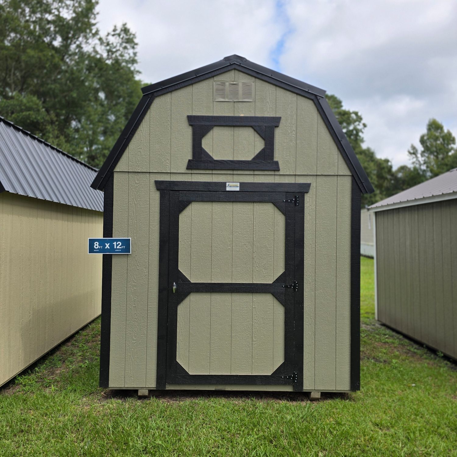 08x12 Lofted Barn - Front Entrance