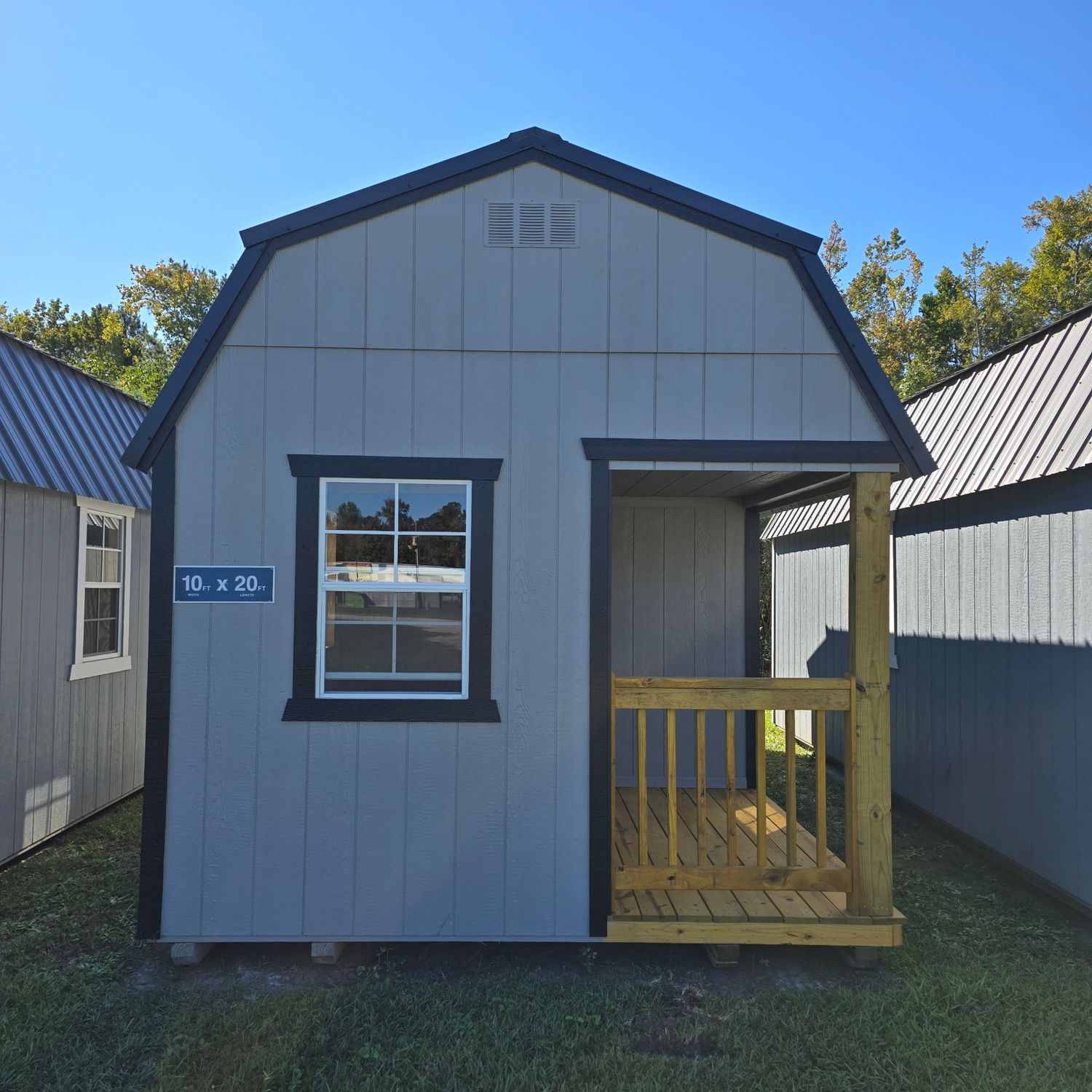 10x20 Lofted Barn-Side Porch Package