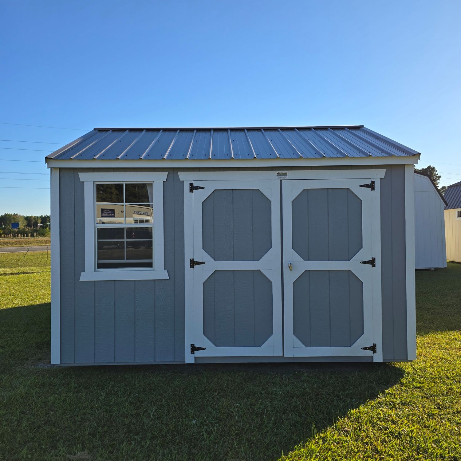 10x12 Utility ShedSide Entrance Sheds & Buildings For Sale Leland NC