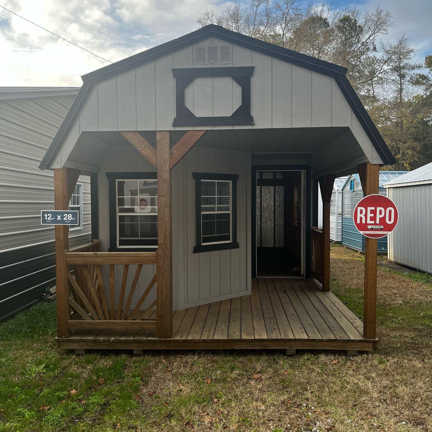 12x28 Lofted Barn - Deluxe Playhouse Package