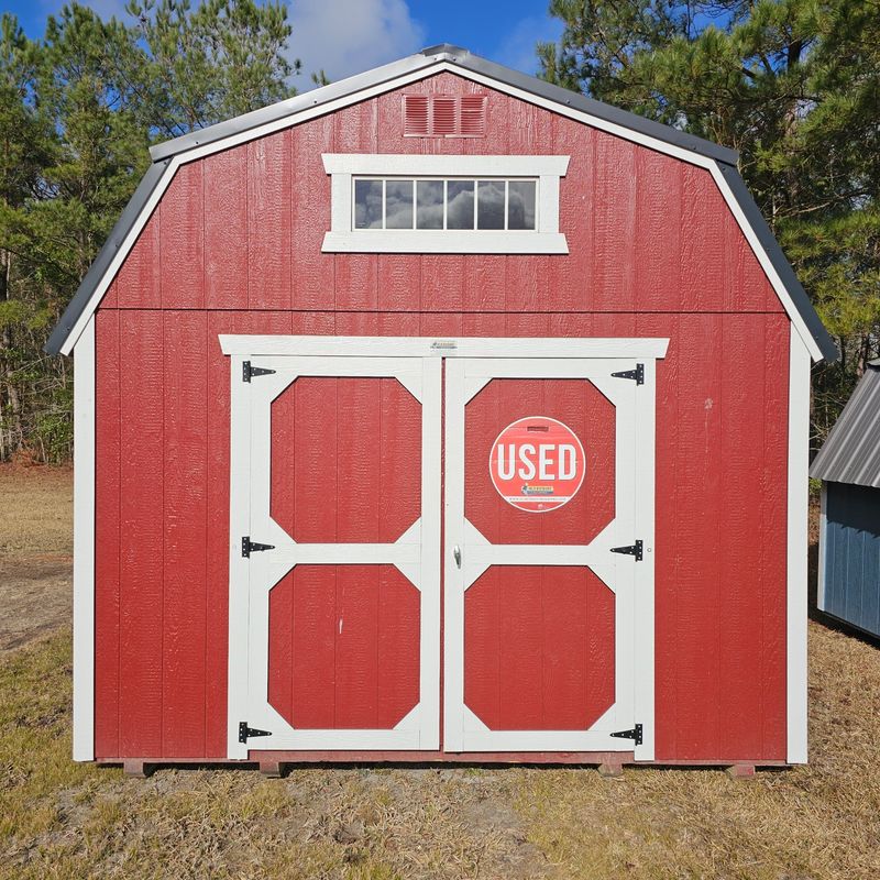 12x16 Lofted Barn - Front Entrance