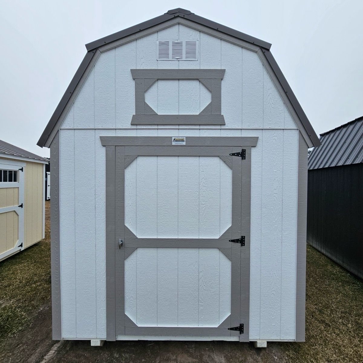 08x12 Lofted Barn - Front Entrance