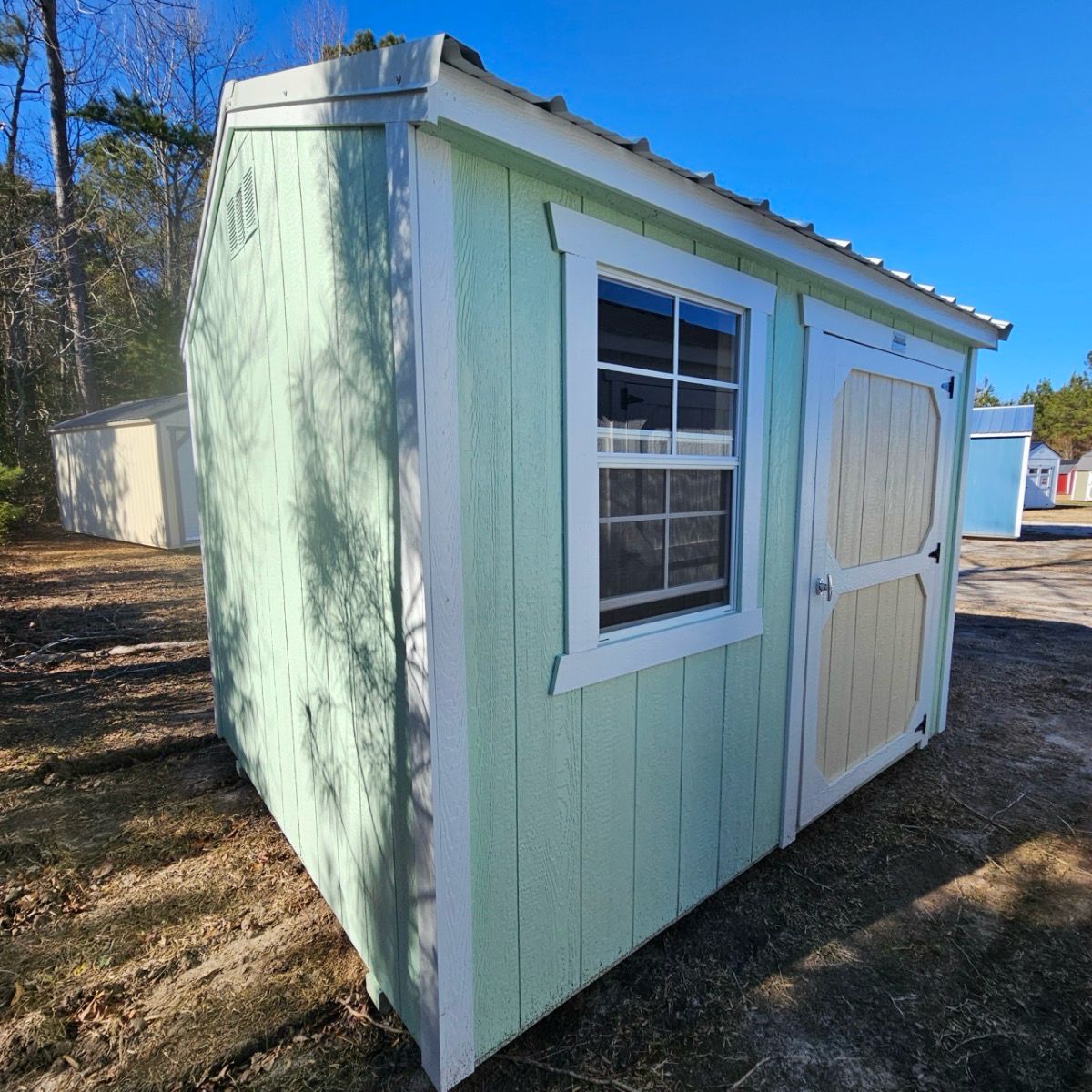 08x10 Utility Shed - Side Entrance