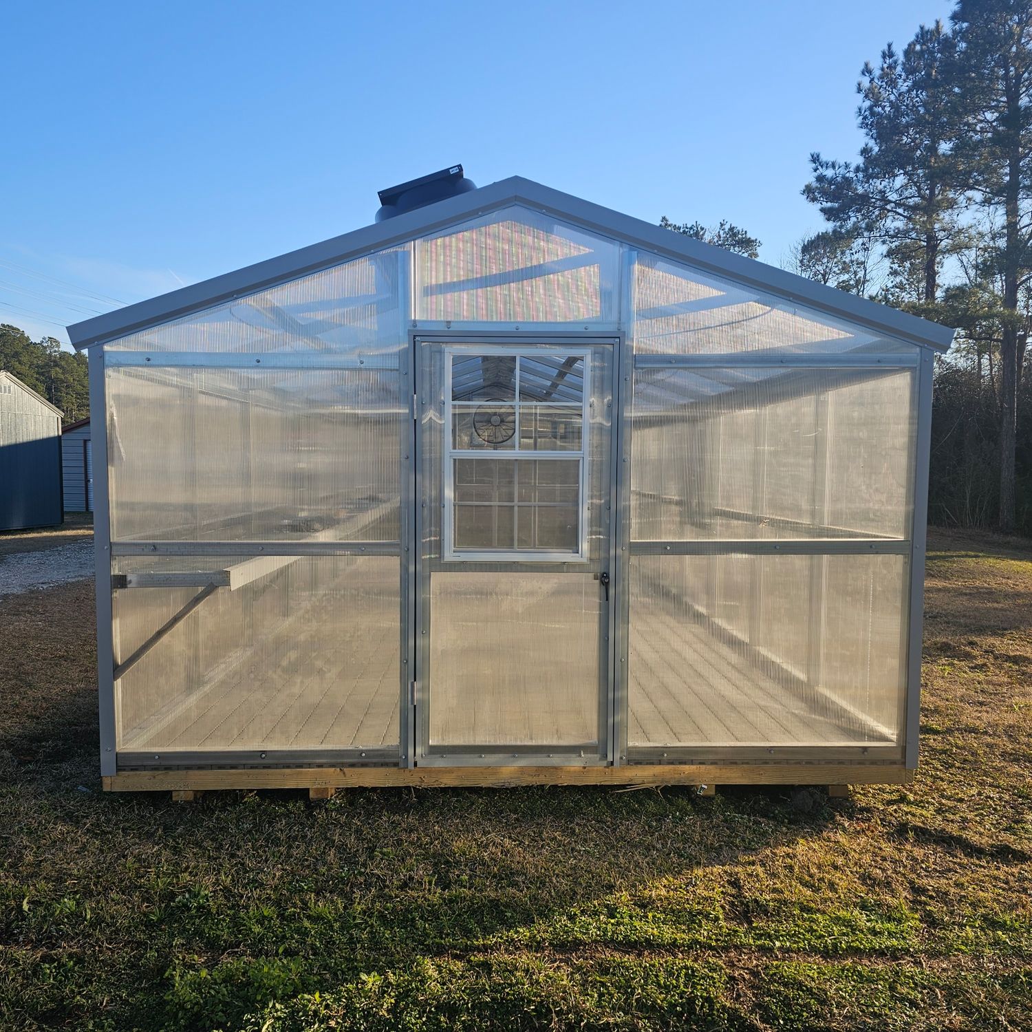 12x32 Double Polly Wall Greenhouse