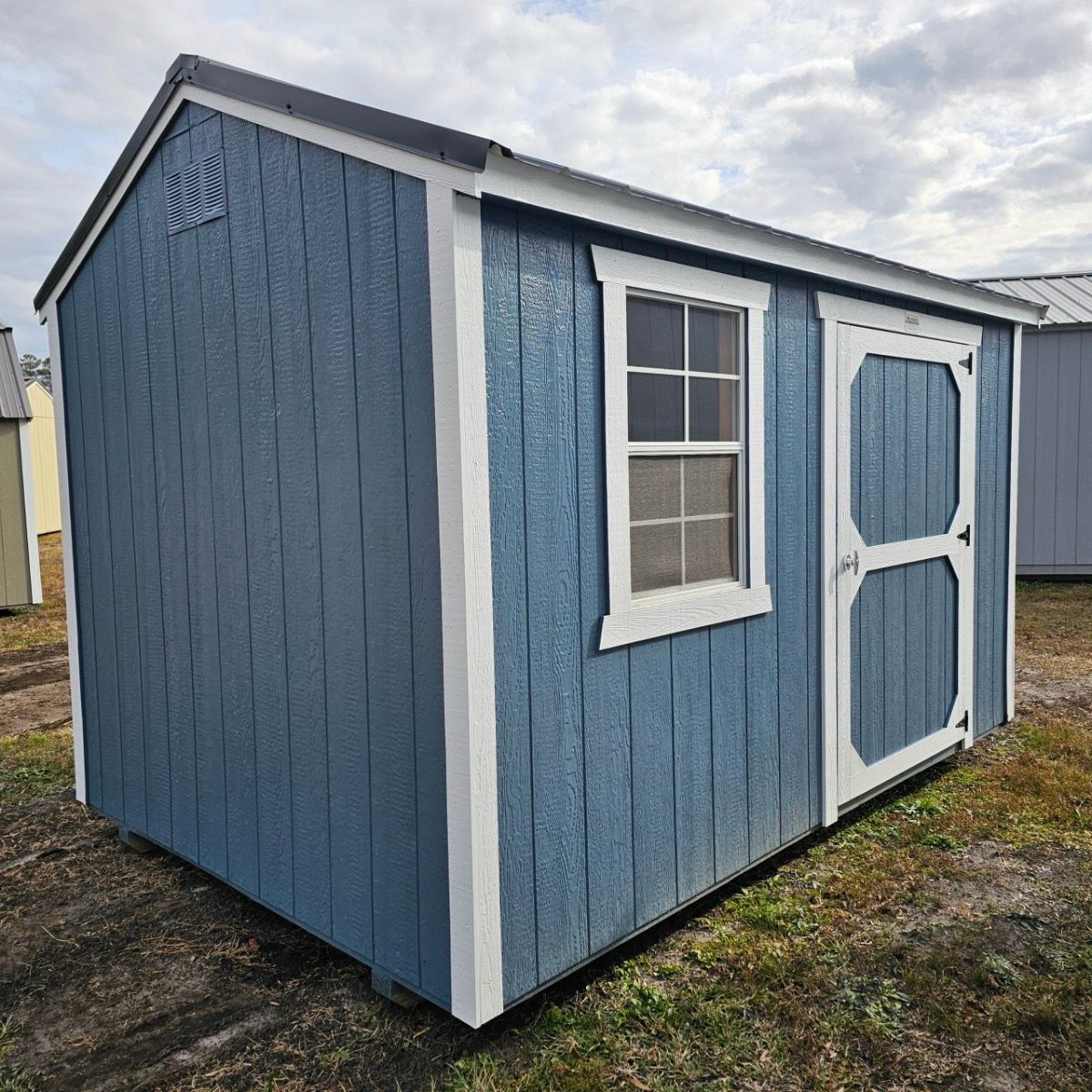 08x12 Utility Shed - Side Entrance