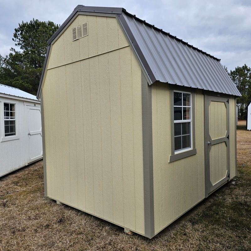 08x12 Lofted Barn - Side Entrance