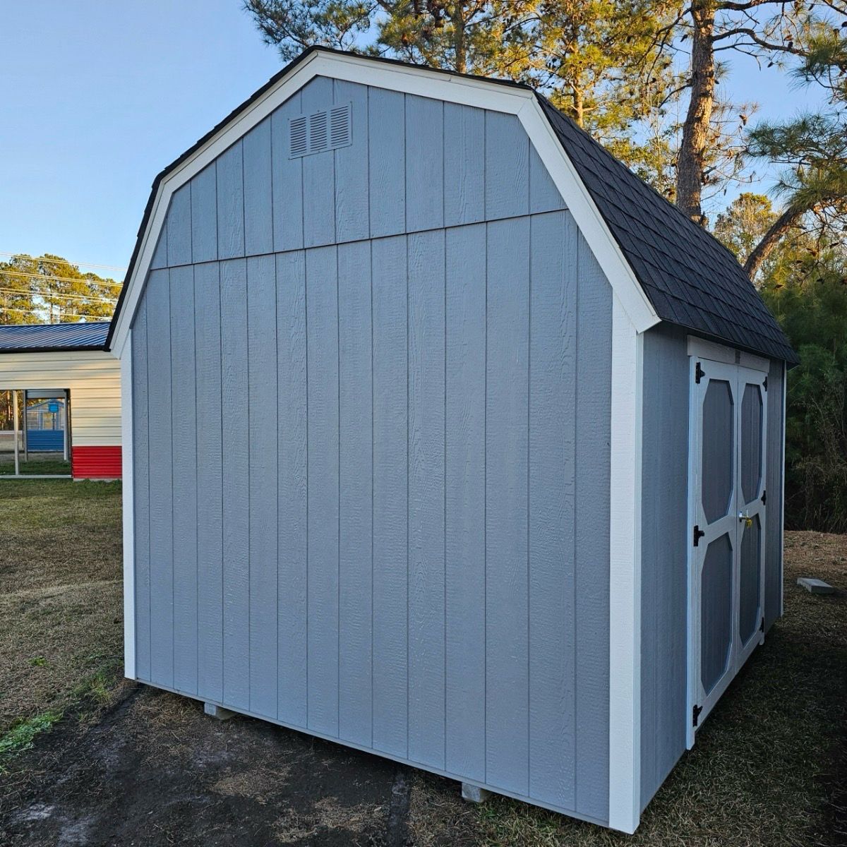 10x12 Lofted Barn - Side Entrance