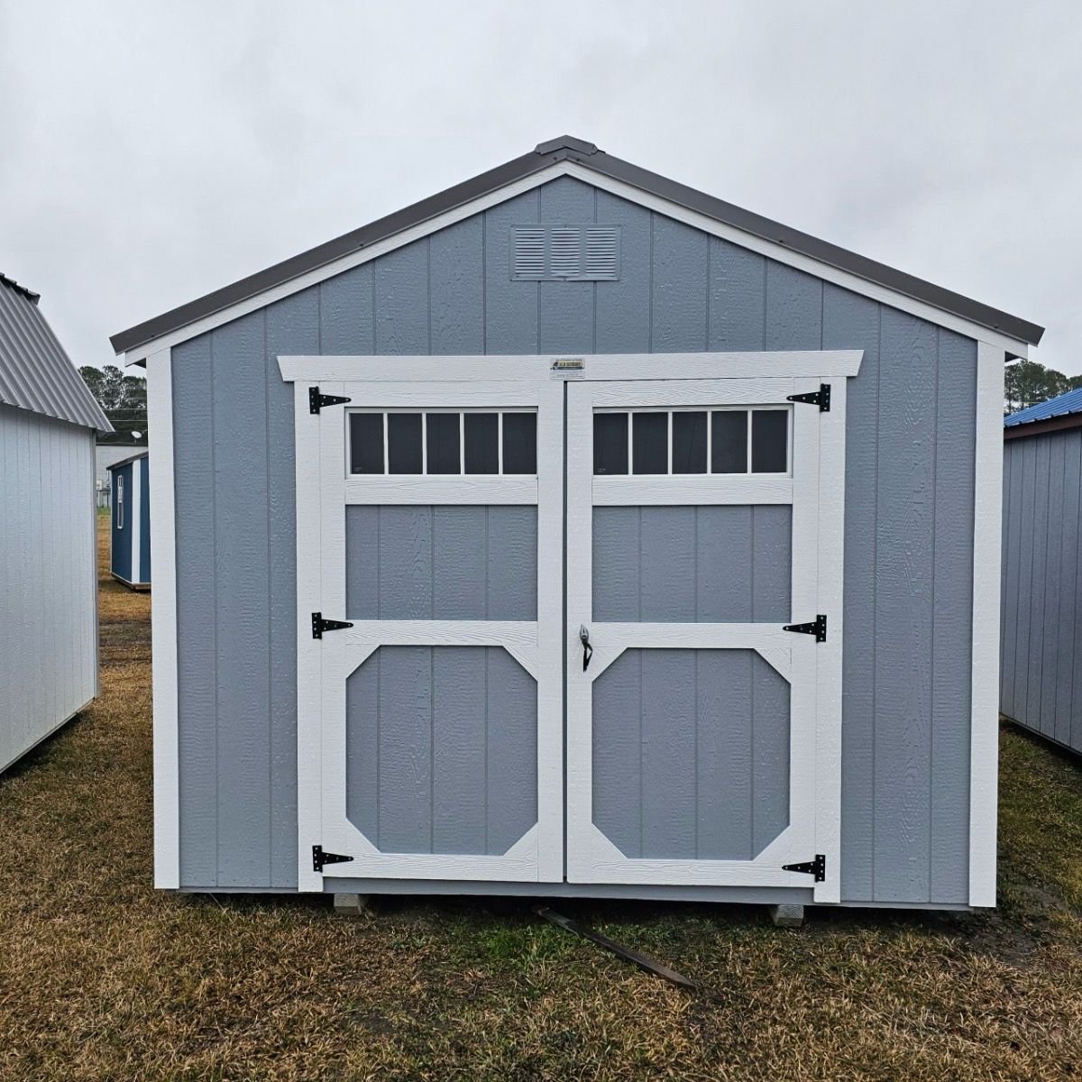10x12 Utility Shed - Front Entrance