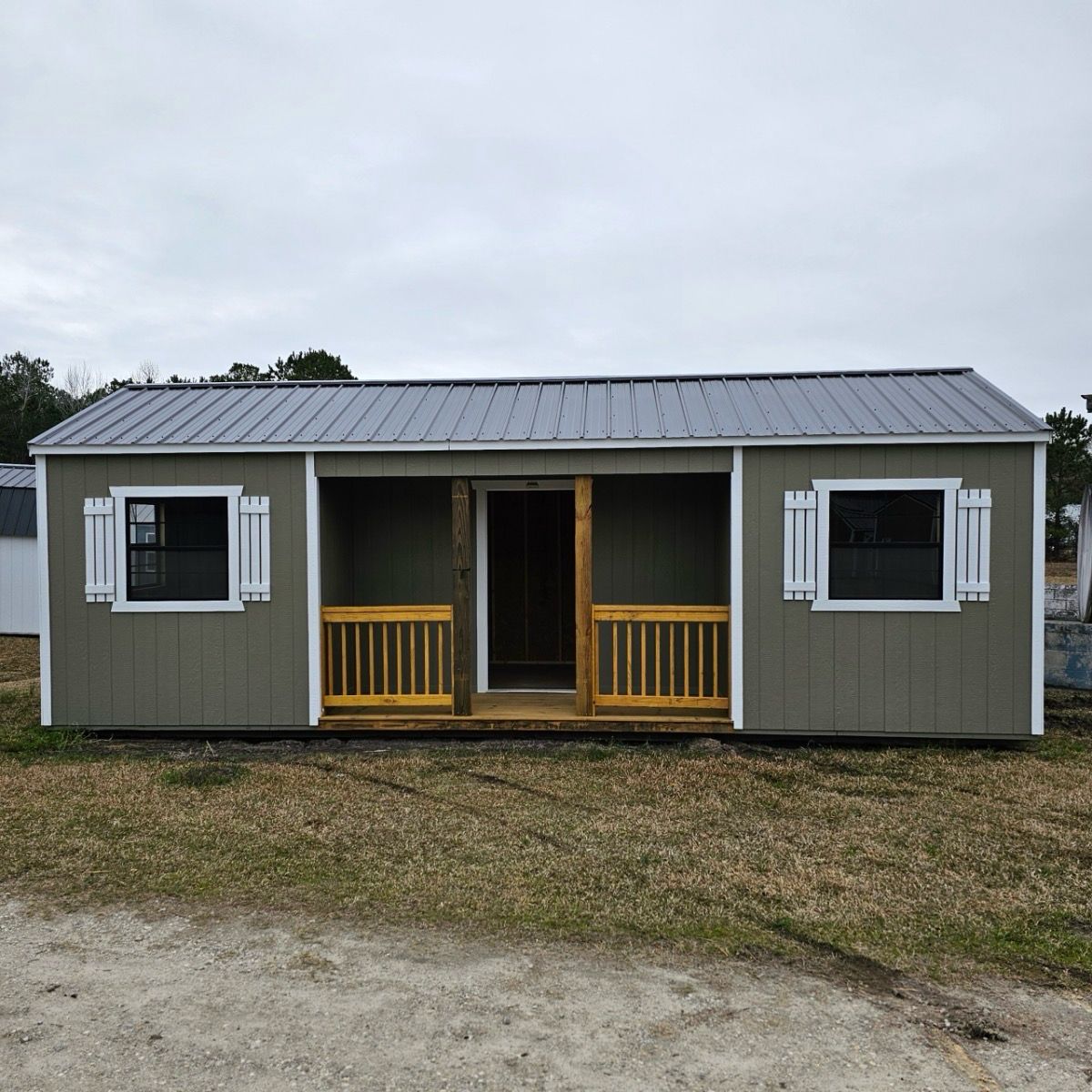 12x28 Utility Shed - Center Porch Pkg 12x28 Utility Shed - Center Porch Pkg