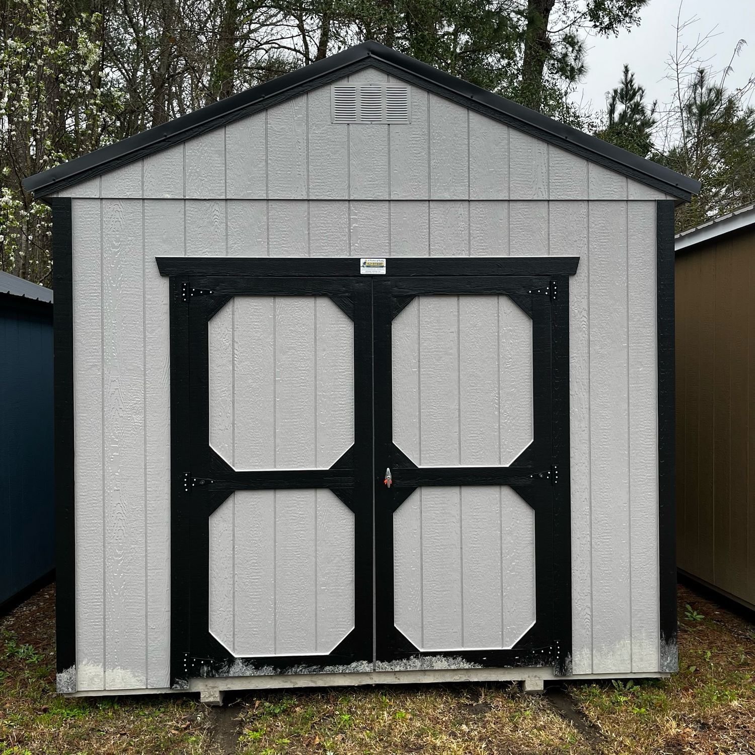 10x16 Utility Shed - Front Entrance