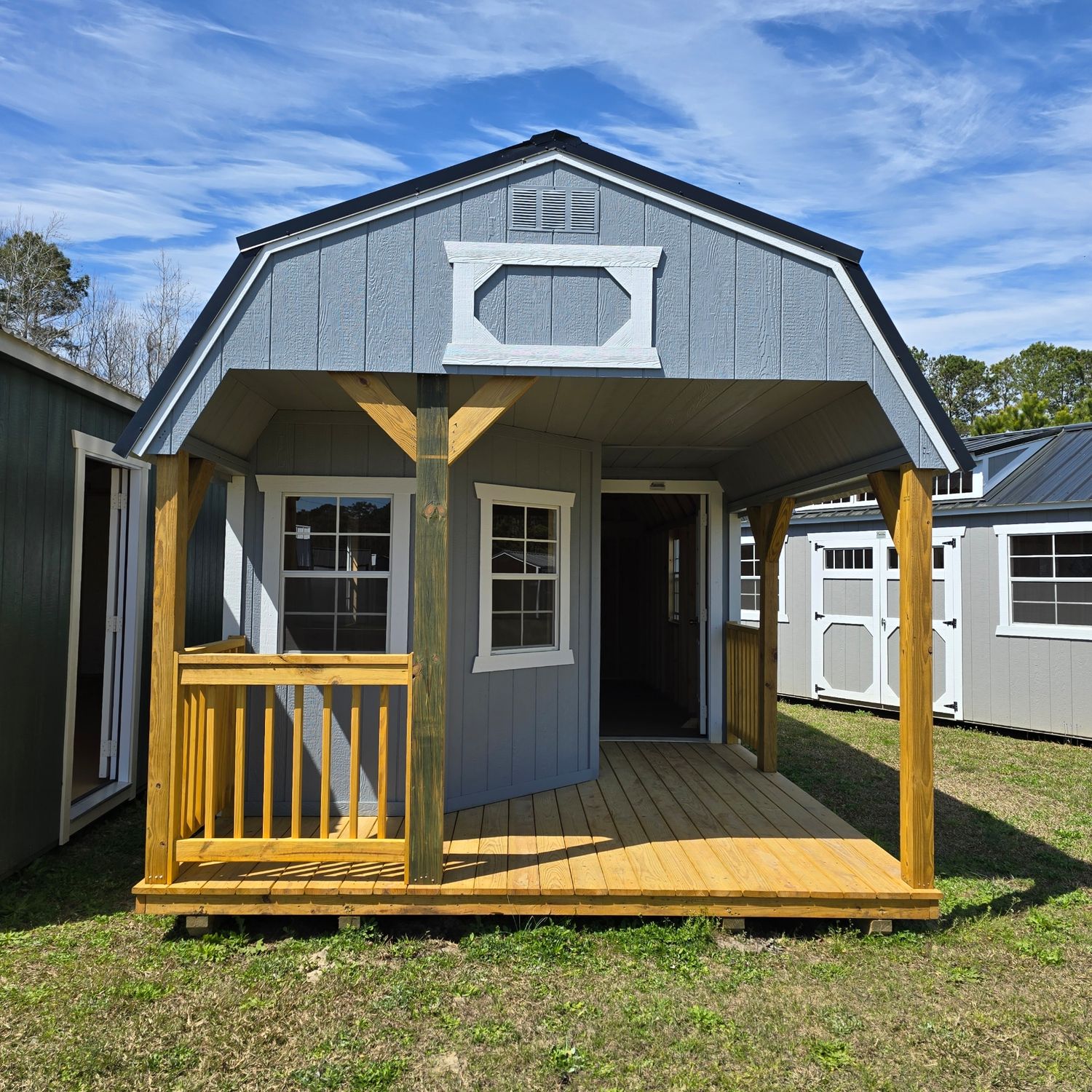 12x28 Lofted Barn-Deluxe Playhouse