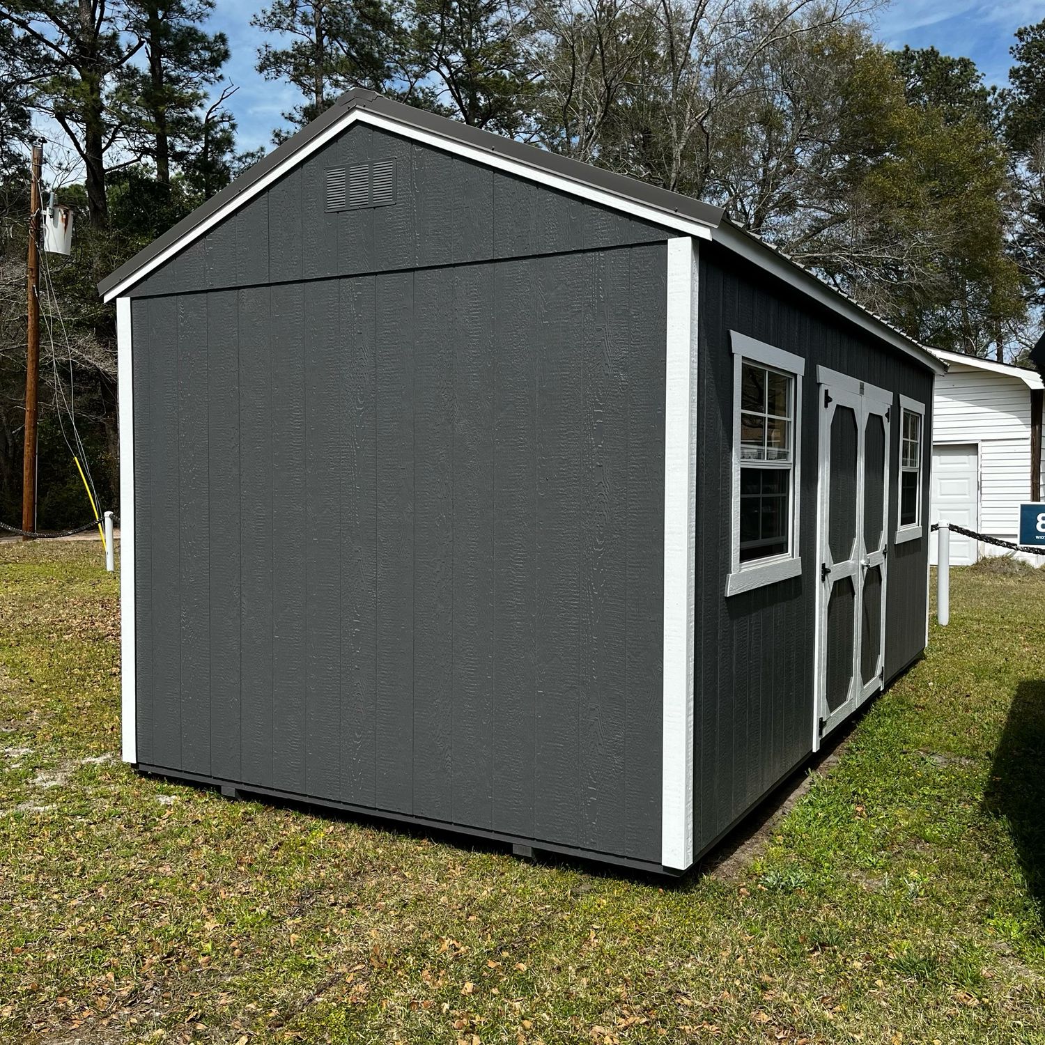 10x20 Utility Shed - Side Entrance