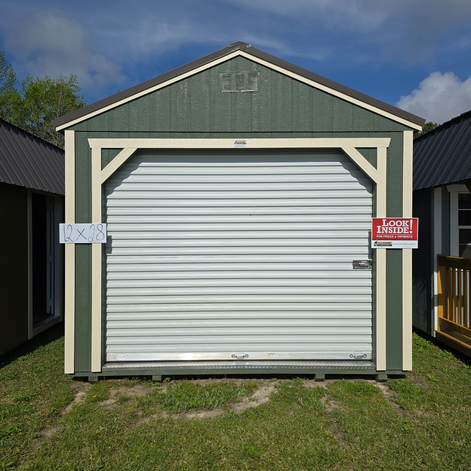 12x28 Utility Shed-Garage Package