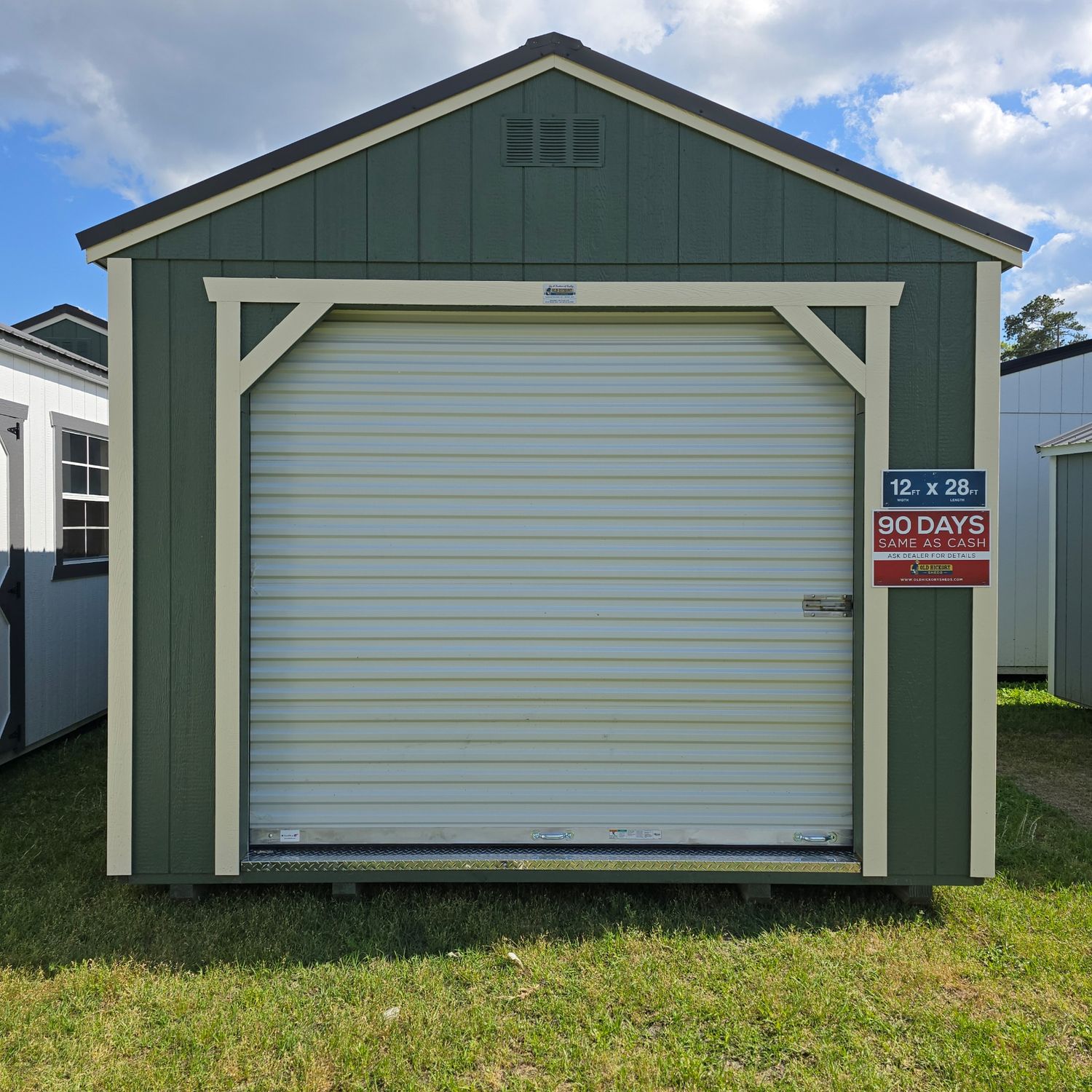12x28 Utility Shed-Garage Package
