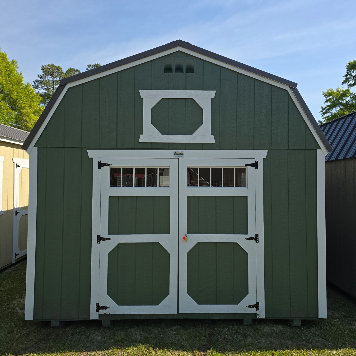 12x24 Lofted Barn-Front Entrance