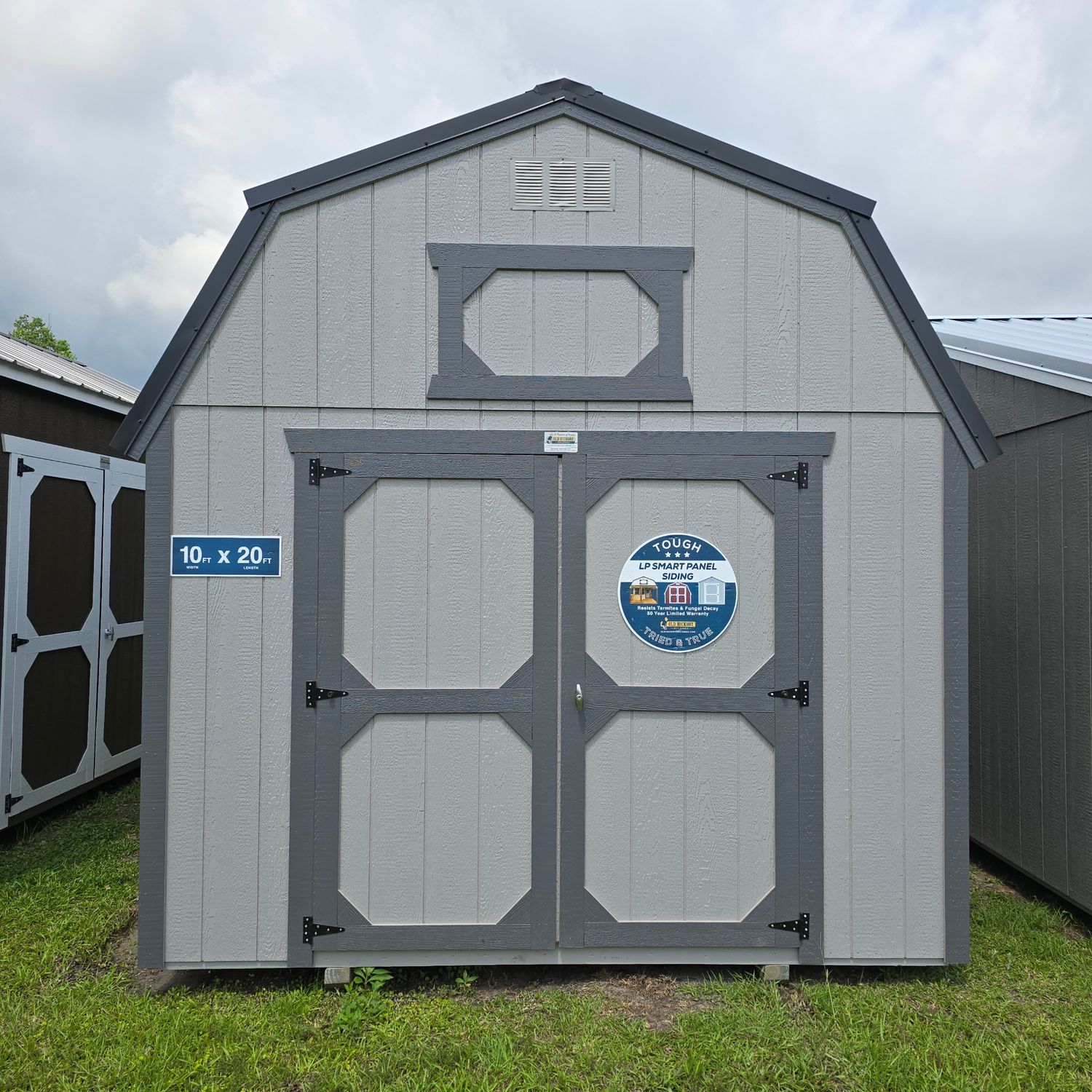 10x20 Lofted Barn-Front Entrance