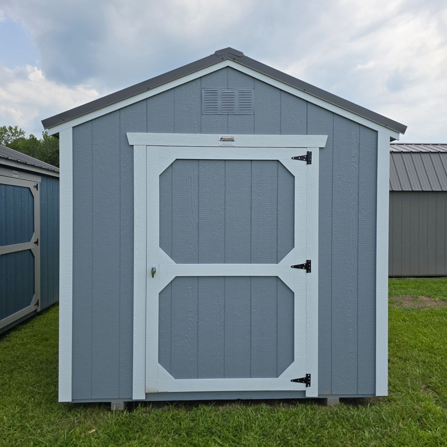 08x12 Utility Shed-Front Entrance