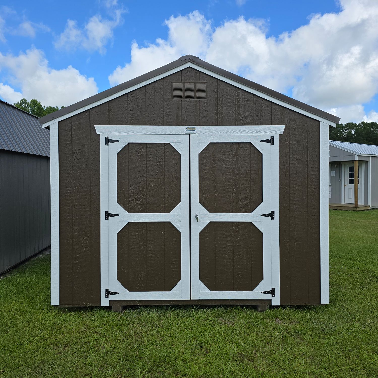 10x12 Utility Shed-Front Entrance