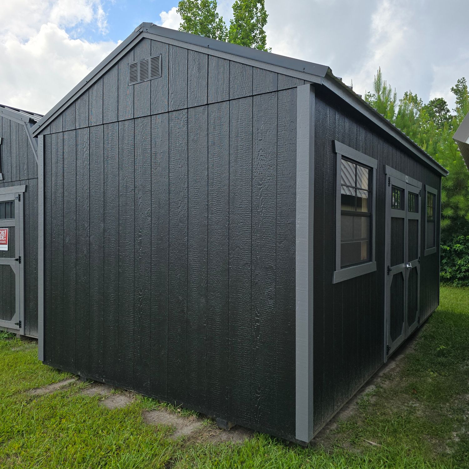 10x20 Utility Shed-Side Entrance
